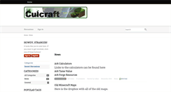 Desktop Screenshot of culcraft.com